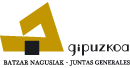 Logotipo de Juntas Generales de Gipuzkoa Horizontal [castellano-euskara]
