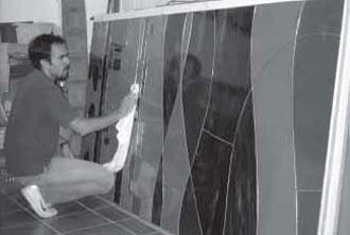 Jaime Septien trabajando