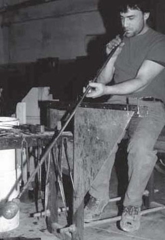 Soplado del vidrio. Fase 3