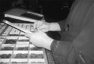 Diversas fases del proceso productivo