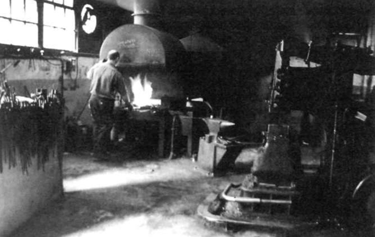 Forjador en su taller