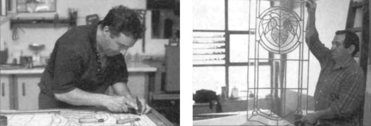 Montaje de la vidriera