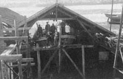 Vista general de un astillero