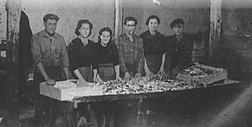 Enpakatzaileak 1952 (Fotografía cedida por John Bilbao).