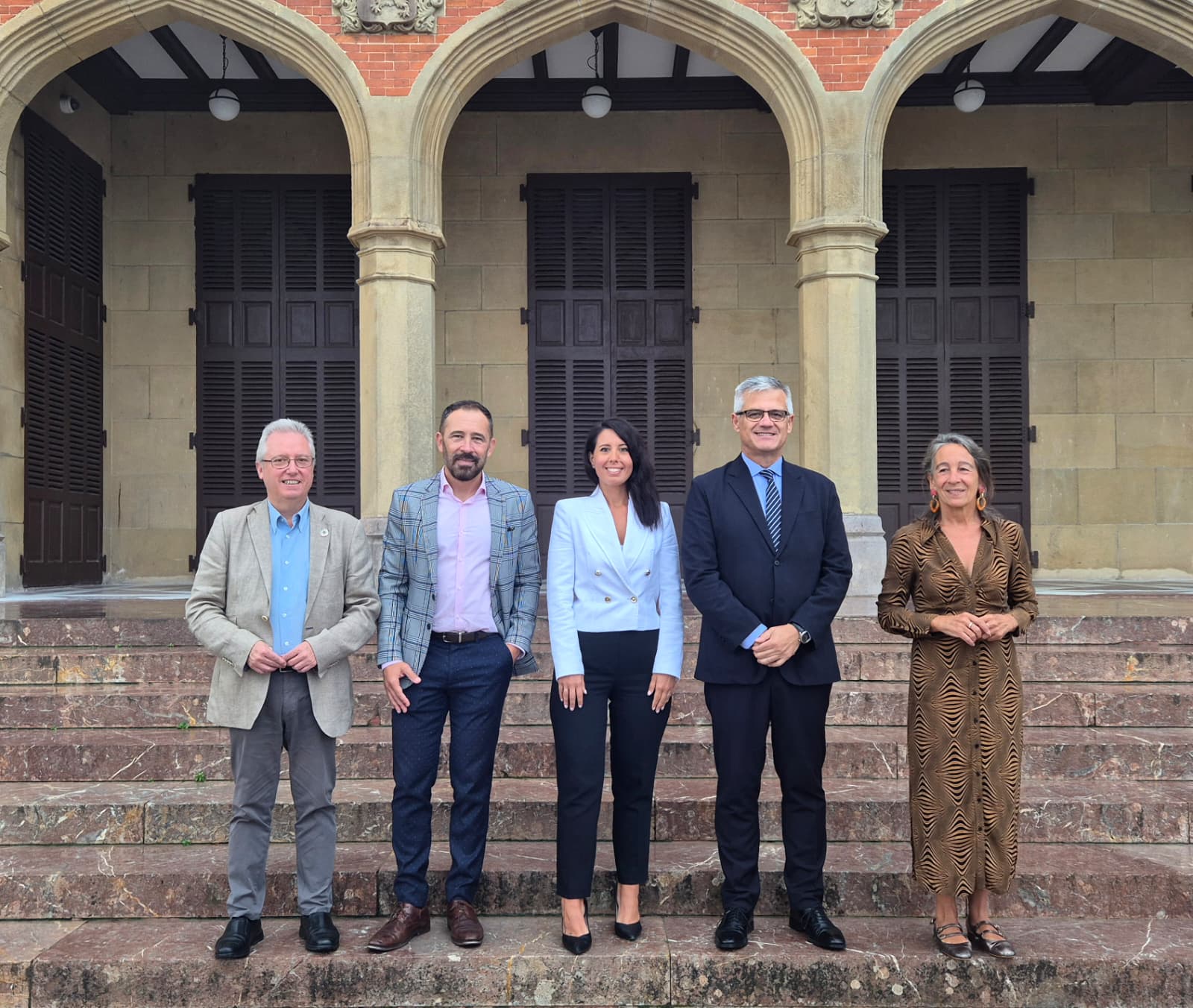 José Ignacio Asensio, Denis Itxaso, Azahara Domínguez, David Lucas eta Marisol Garmendia