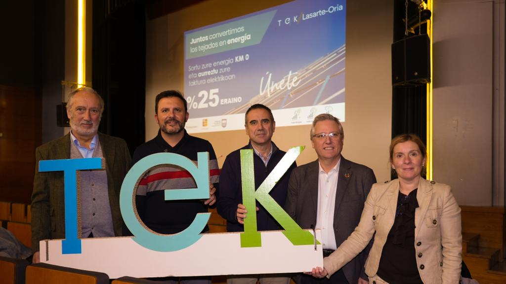 Ireki da Lasarte-Oriako TEK energia komunitatean, Euskadiko ezarpen handienekoan, parte hartzeko izena emateko epea...