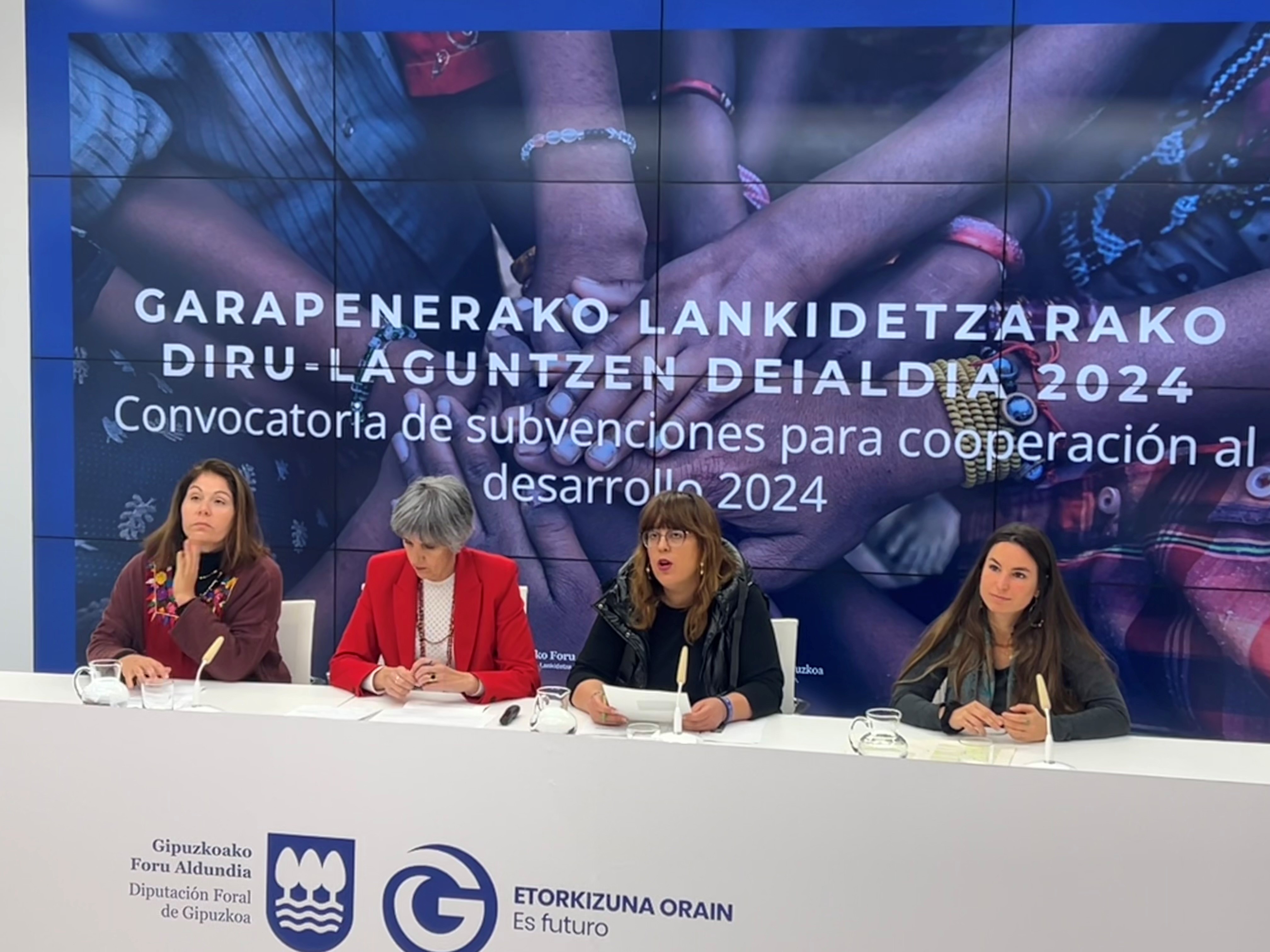 El departamento de Cooperación de la Diputación Foral de Gipuzkoa destinará este año casi 4 millones de euros para ayudas a la cooperación