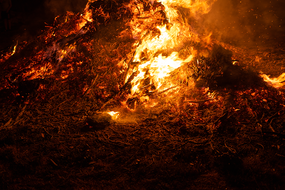 Extinguido el incendio forestal de Aralar...