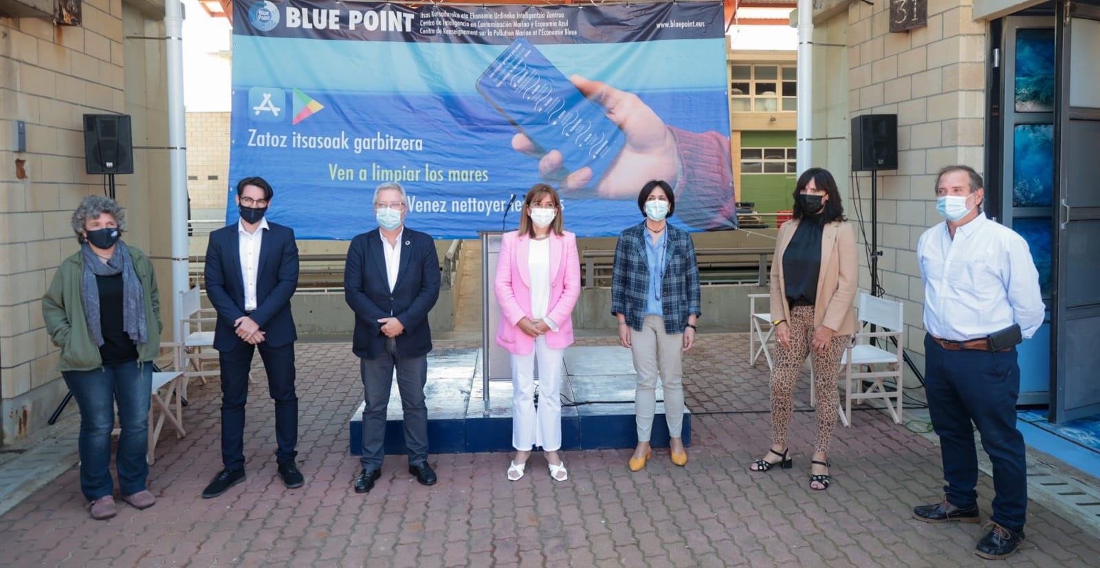 El Centro de Inteligencia en Contaminación Marina y Economía Azul BLUE POINT de Getaria abre sus puertas...