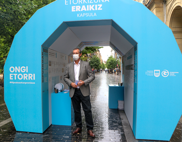 La cápsula Etorkizuna Eraikiz ha recibido más de mil aportaciones sobre el futuro de Gipuzkoa...