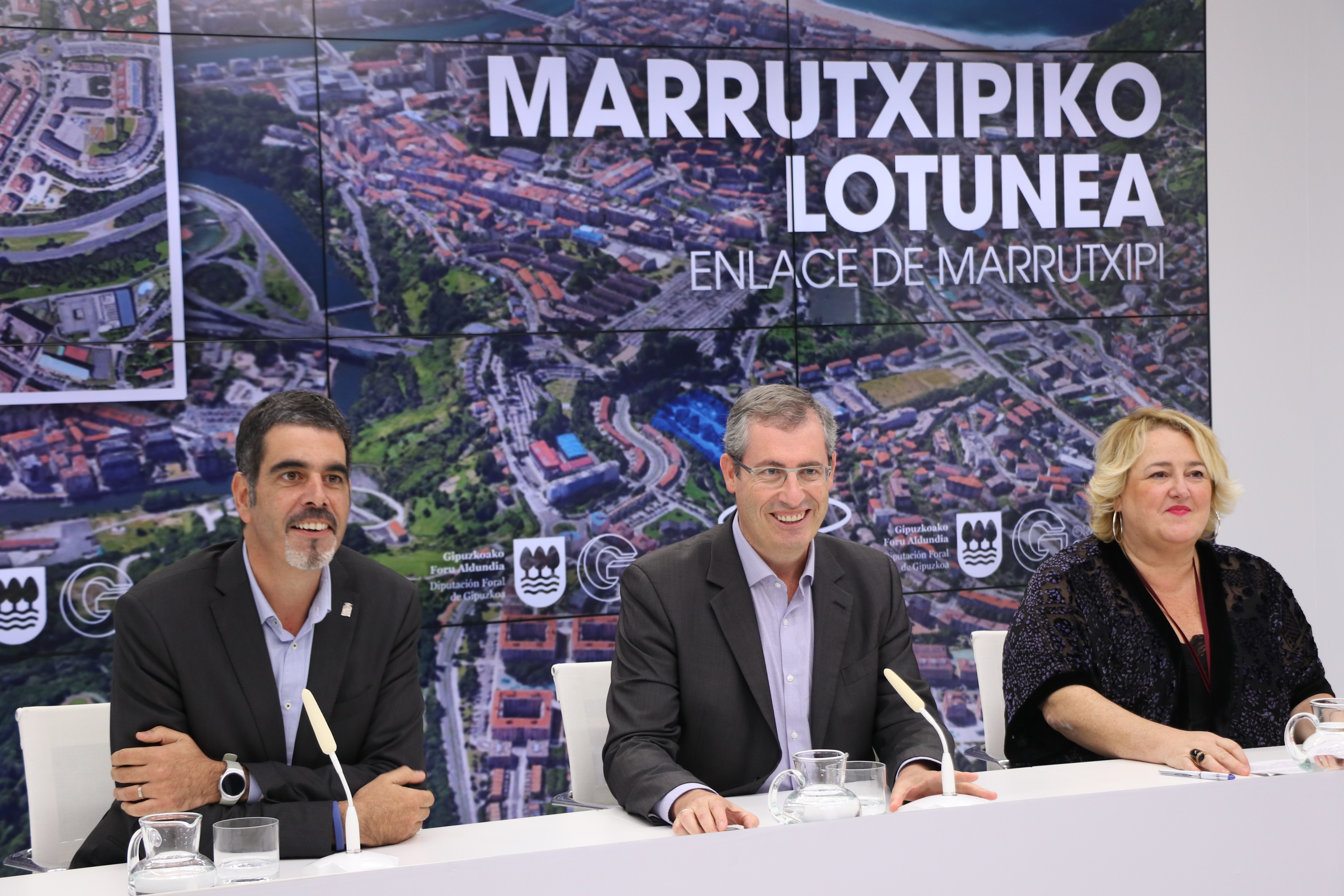 La Diputación y el Ayuntamiento realizarán un nuevo enlace en la variante de San Sebastián en Marrutxipi...