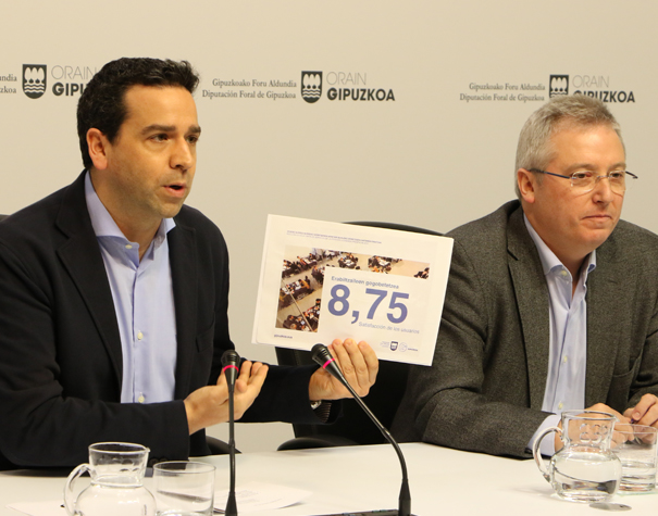Imanol Lasa y Jose Ignacio Asensio en la rueda de prensa