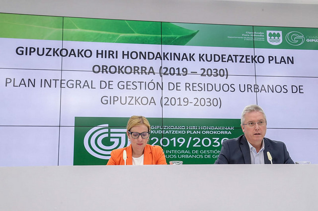 Ingurumeneko Departamentuak Gipuzkoako Hondakinen Plan berriaren hasierako onarpena egin du (GHHKPO 2019-2030)...