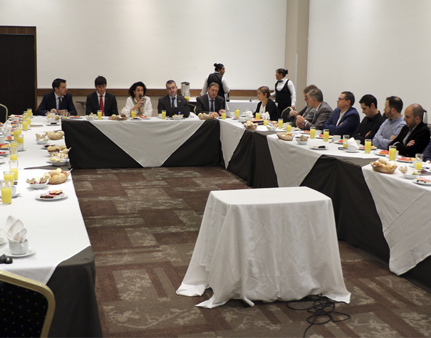 La delegación guipuzcoana en México se reúne con empresas vascas implantadas en ese país...