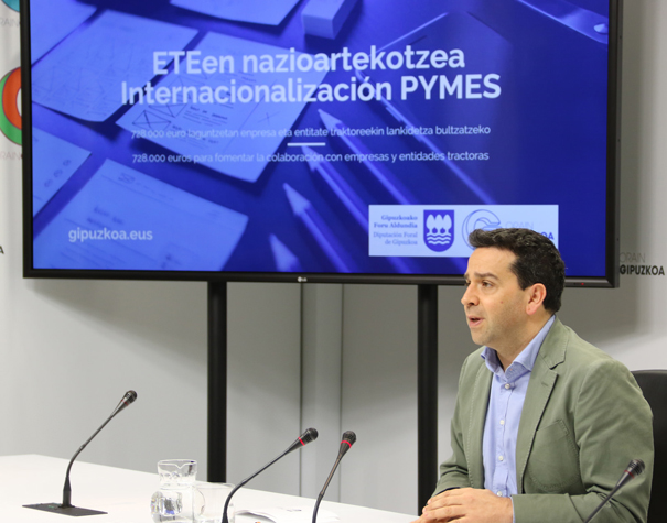 La Diputación fomentara la internacionalización de las PYMES de Gipuzkoa a través de su cooperación con entidades y empresas tractoras...