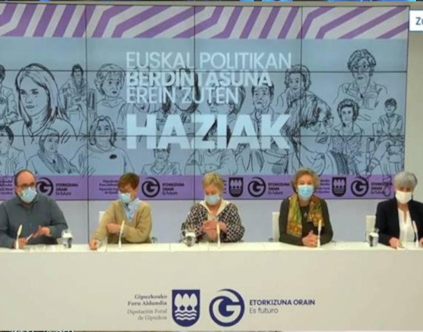 Foto de 
 Celebrado el acto "Haziak, mujeres pioneras que sembraron la igualdad en la política vasca"