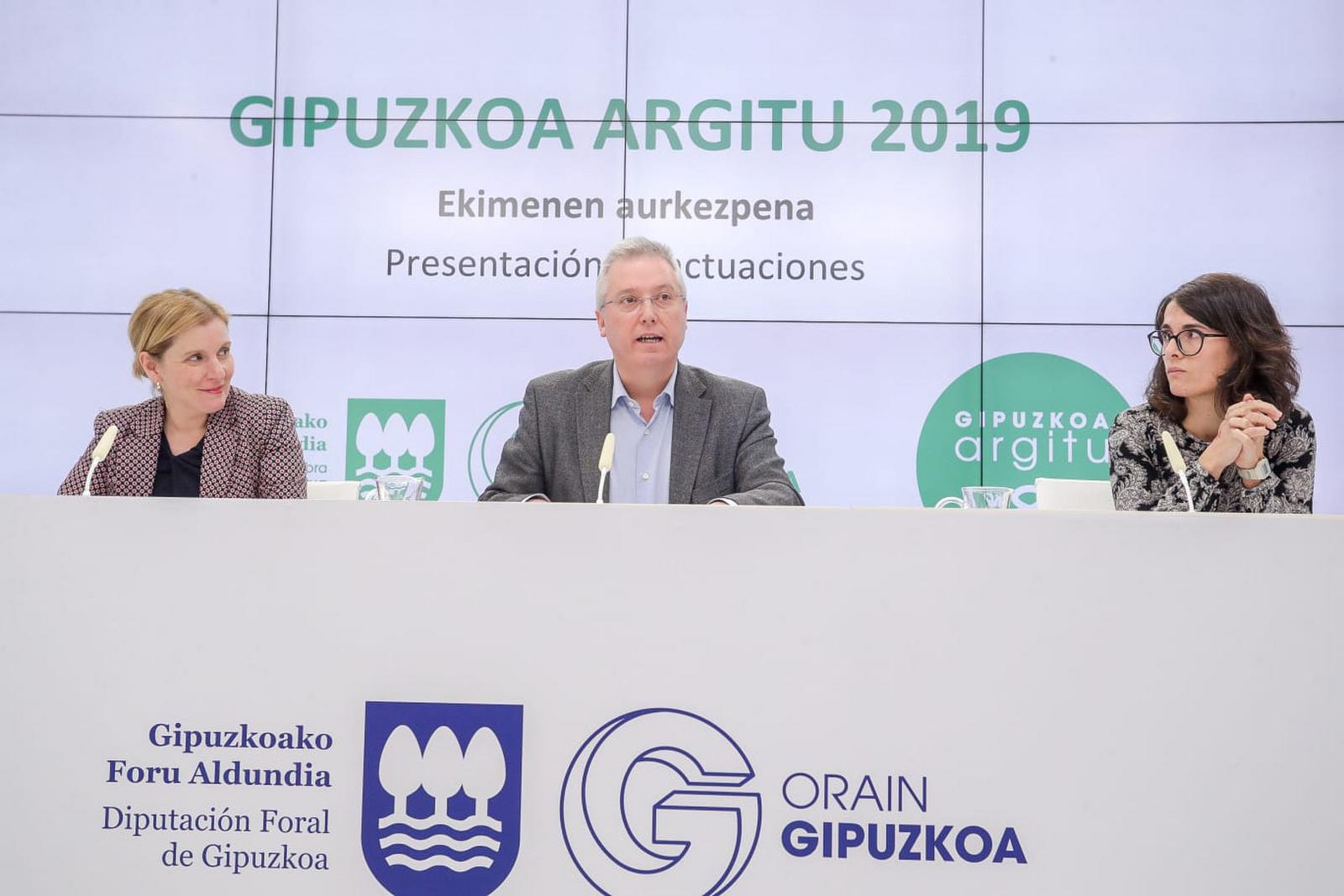 Diputación refuerza Gipuzkoa Argitu en 2019 con un programa para impulsar el ahorro energético y las energías renovables en los hogares
