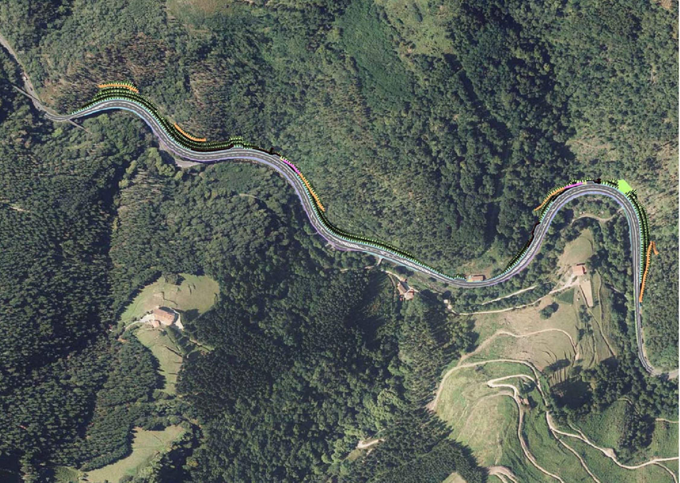 GI-631 errepidea 22,95 eta 24,40 kilometro puntuen arteko aurrerapen tartean –Azkoitia eta Urretxu artean– hobetzeko proiektuaren Ingurumen-Inpaktuaren Txostena argitaratu da