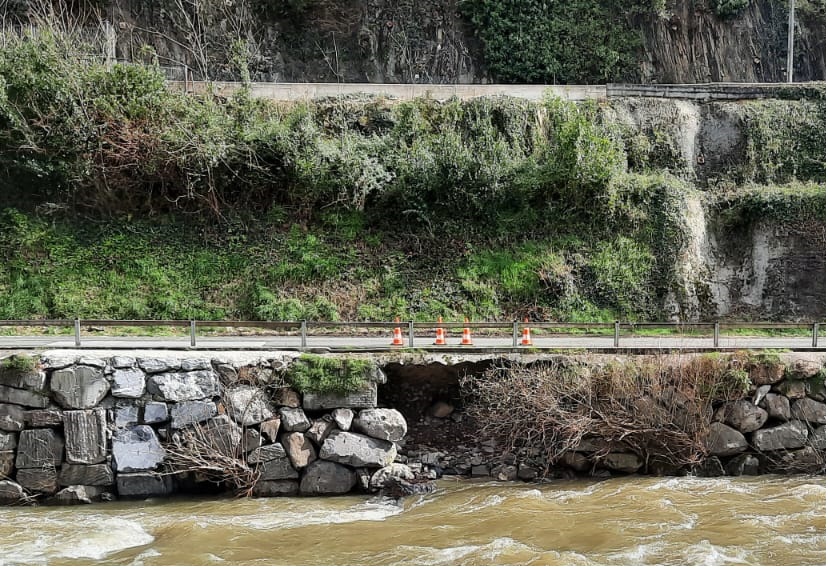 Diputación cierra temporalmente el tránsito rodado en el bidegorri de Elgoibar-Eibar