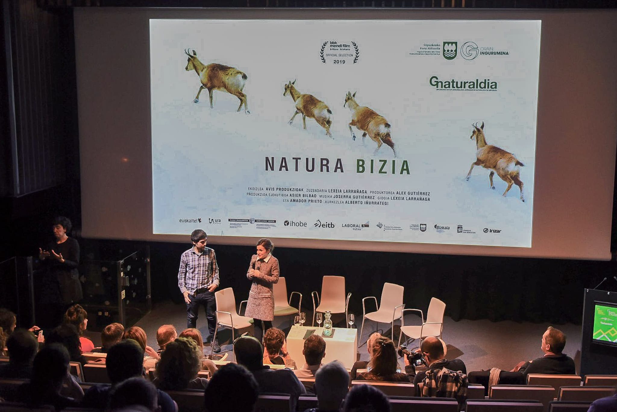 El cortometraje de NATURA BIZIA en Donostia