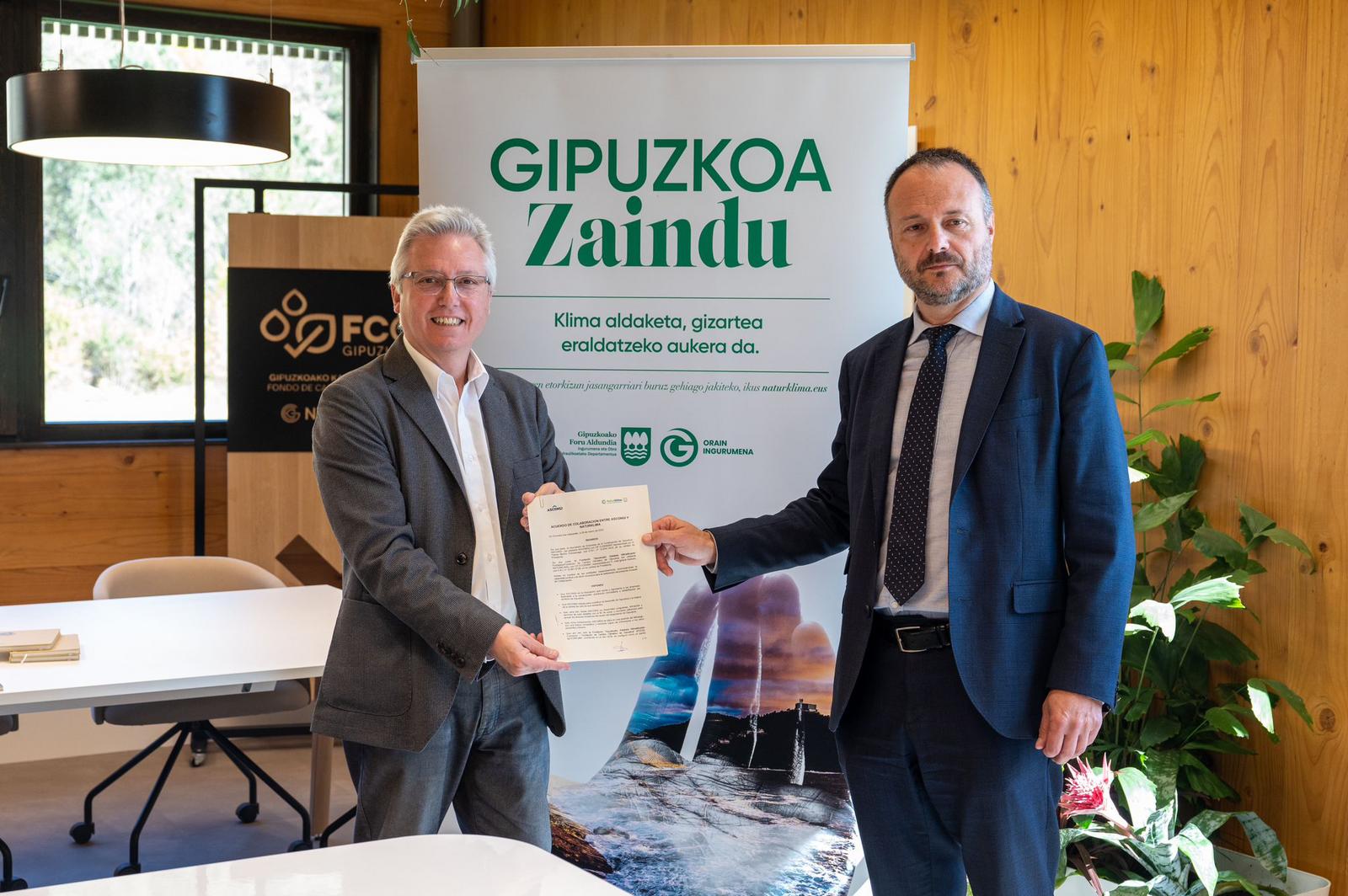 Naturklima y ASCONGI aúnan esfuerzos hacia un modelo de construcción sostenible en Gipuzkoa