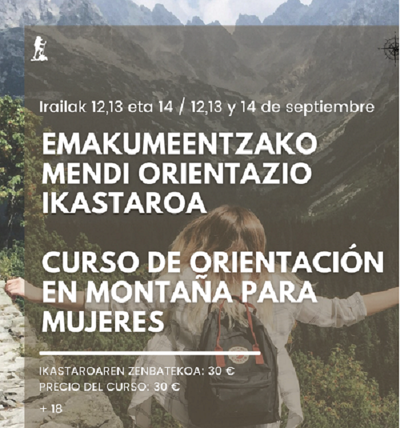 Mendi orientazio ikastaroa
