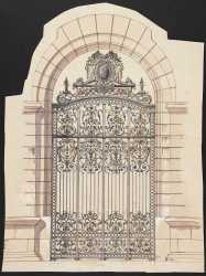 Donostiako Tabako Fabrikako burdinazko atea