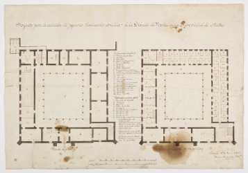 Oñatiko Unibertsitatearen planoa.