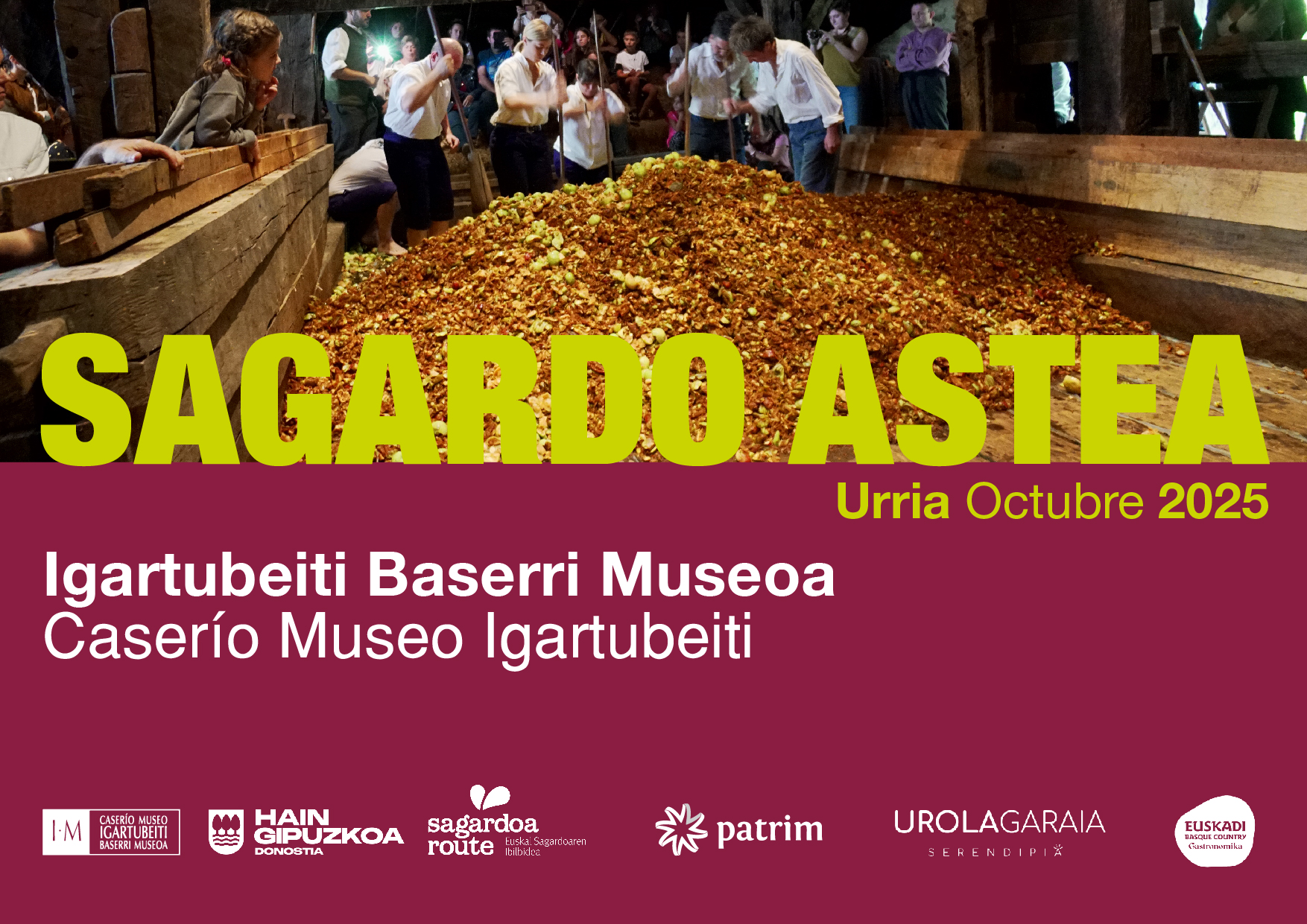 Semana de la Sidra del 8 al 18 de octubre en Igartubeiti