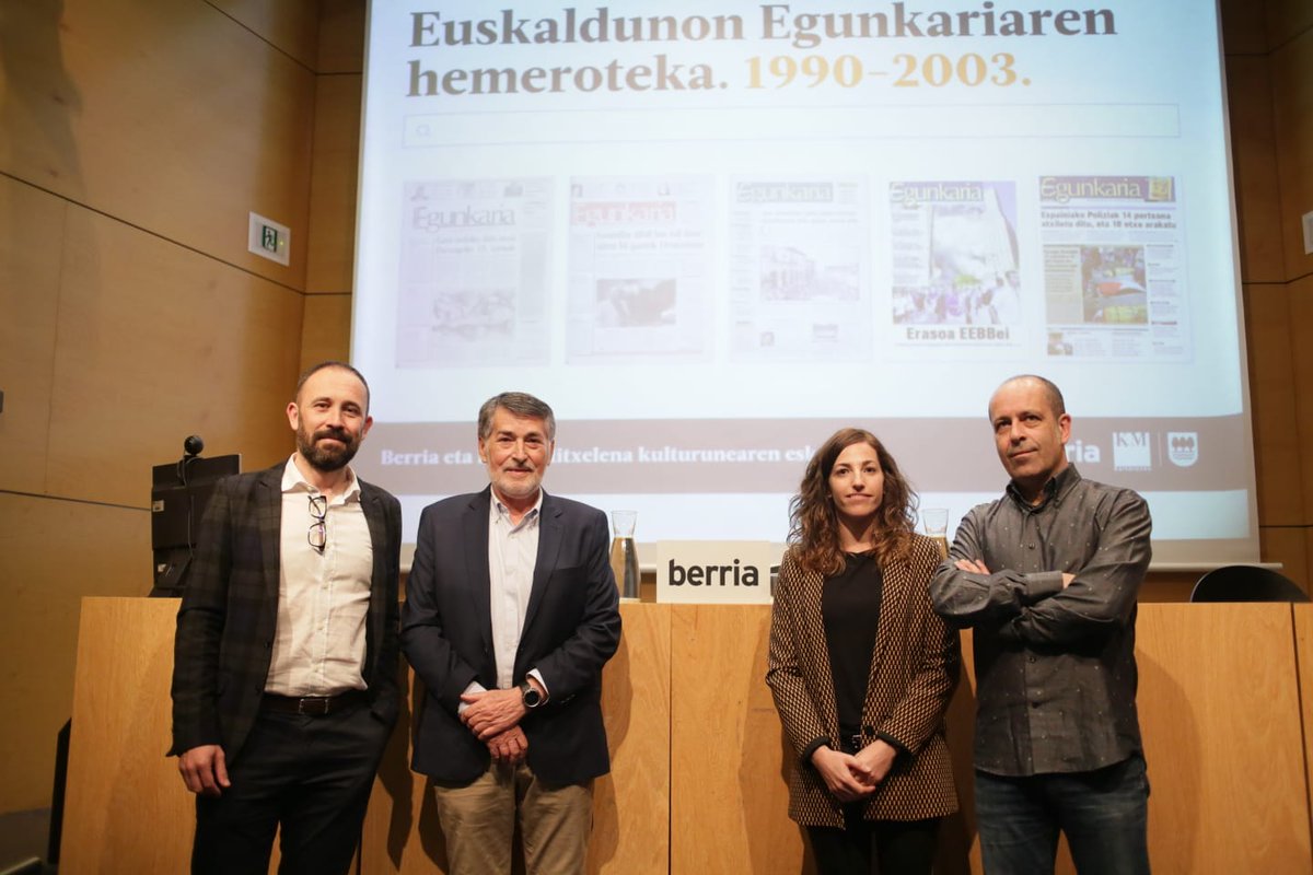 Foru Aldundiak Euskaldunon Egunkaria-ren hemeroteka digitalizatu du
