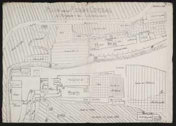 Saturrarango emakumeen espetxe zentralaren planoa (Mutriku)