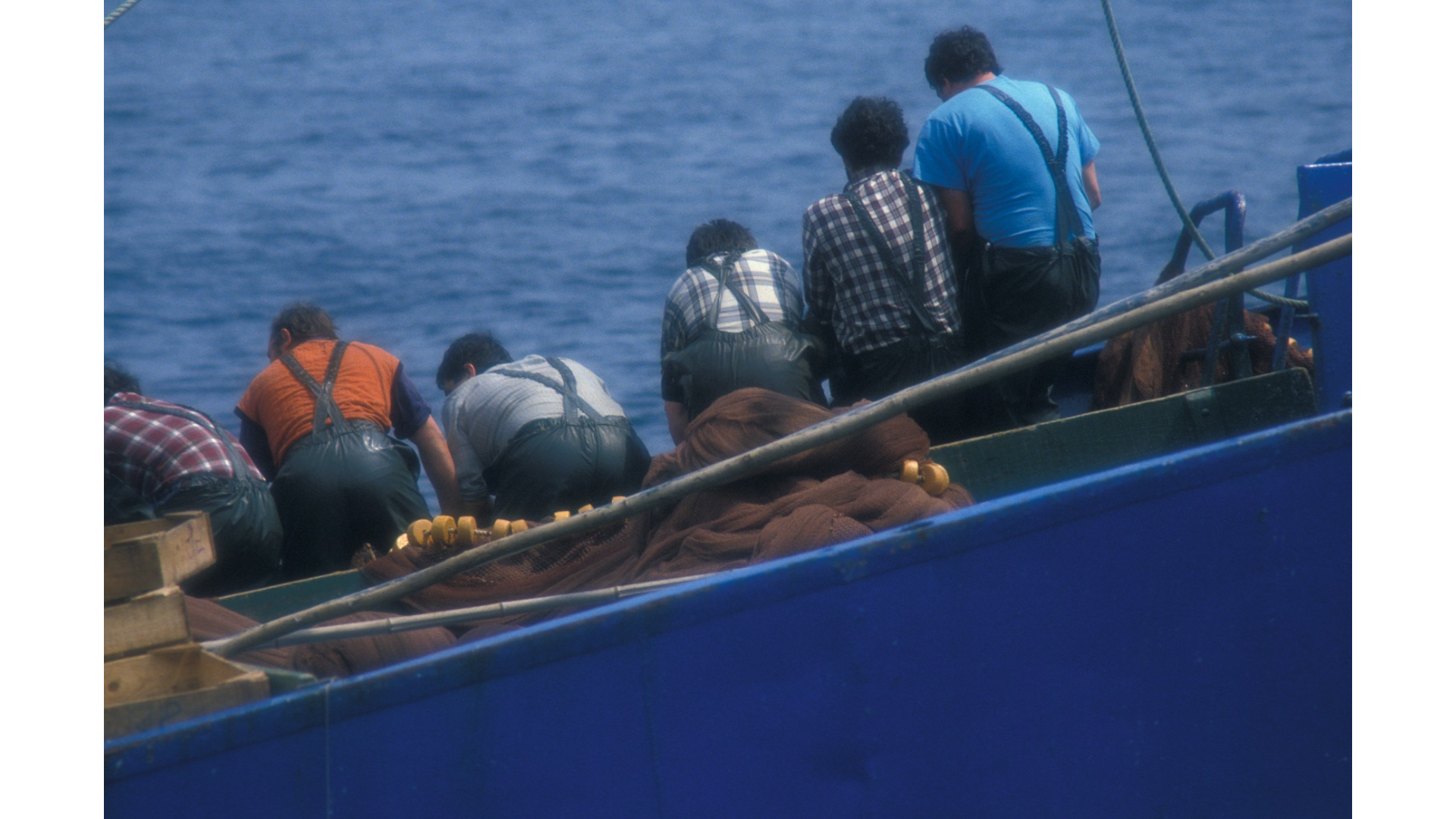 Arrantzaleak sareekin arrantzan (AGG-GAO SK00281)