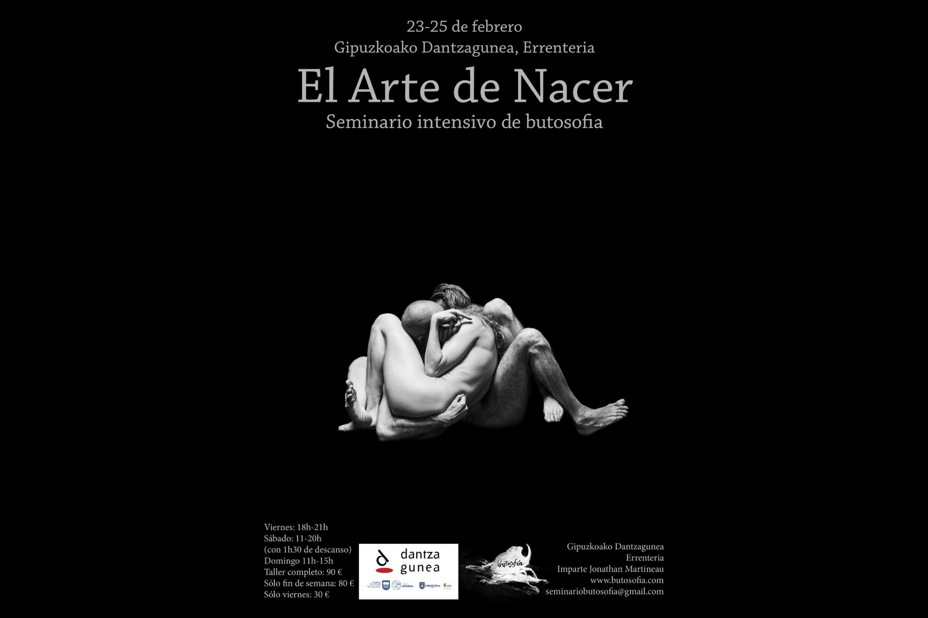 Foto de 
 TALLER EN DANTZAGUNEA: "El Arte de Nacer", Jonathan Martineau del 23 al 25 de febrero
