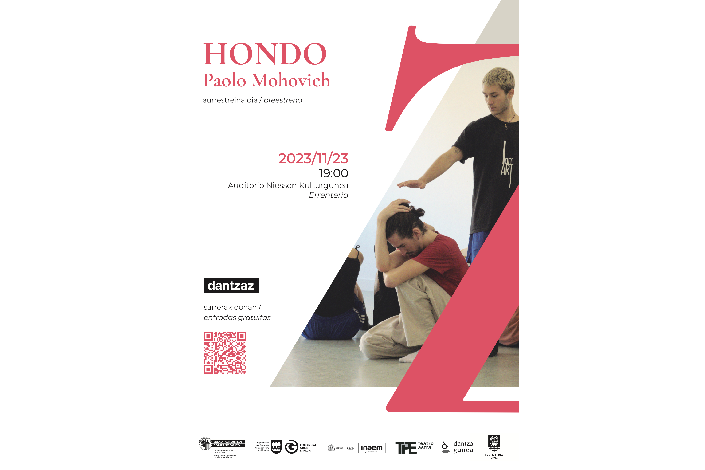 Foto de 
 PRE-ESTRENO: "Hondo", Paolo Mohovich y Dantzaz, en Errenteria el 23 de noviembre