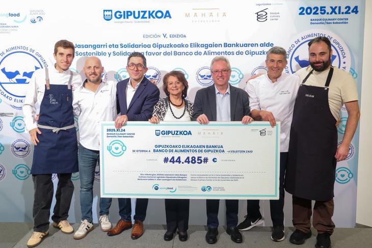 Afari solidarioak 44.485 euro bildu ditu lurraldeko familia ahulenei laguntzeko