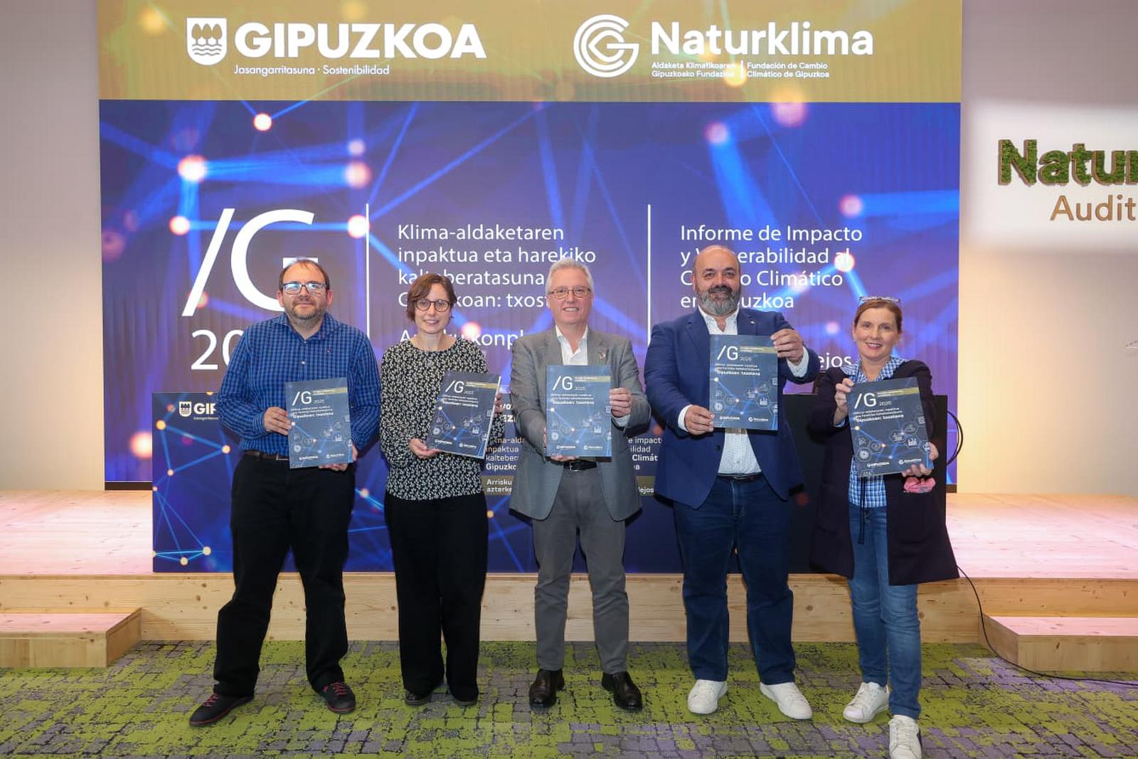 Naturklimak ohartarazi du Gipuzkoako 3 sektore estrategikotatik 1 mugan dagoela elkarri lotutako klima-arriskuengatik