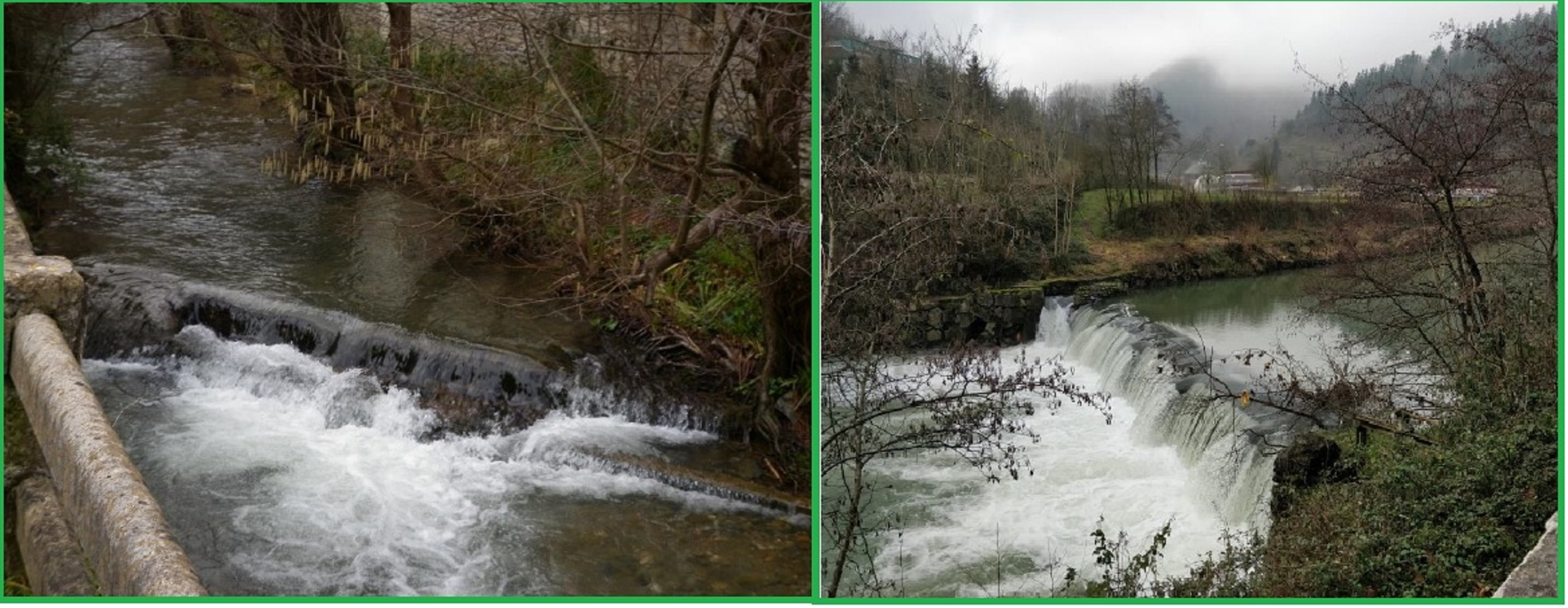Legorretan Papelera Etxezarreta 1 eta 2 presa txikien eraisteko proiektua
