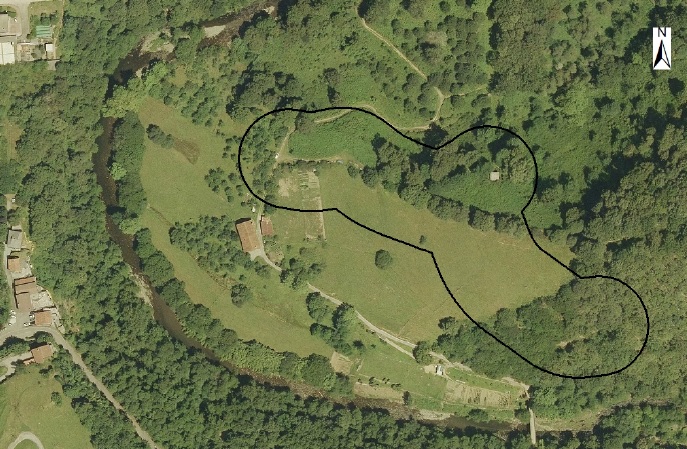 Acceso a las casetas 7 y 8 del Canal Bajo de Añarbe