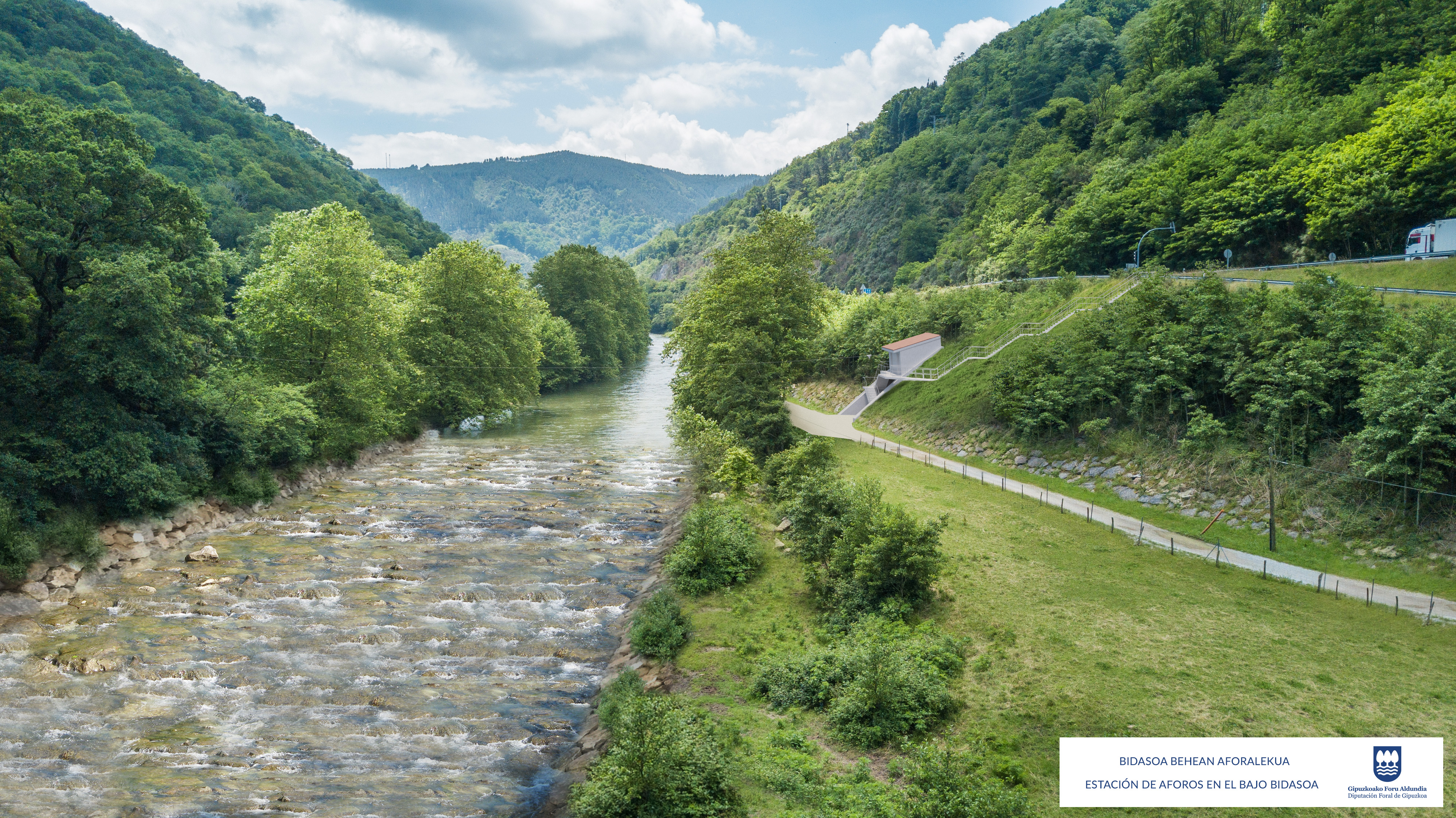 Proyecto de construcción de una Estación de Aforos en el Bajo Bidasoa
