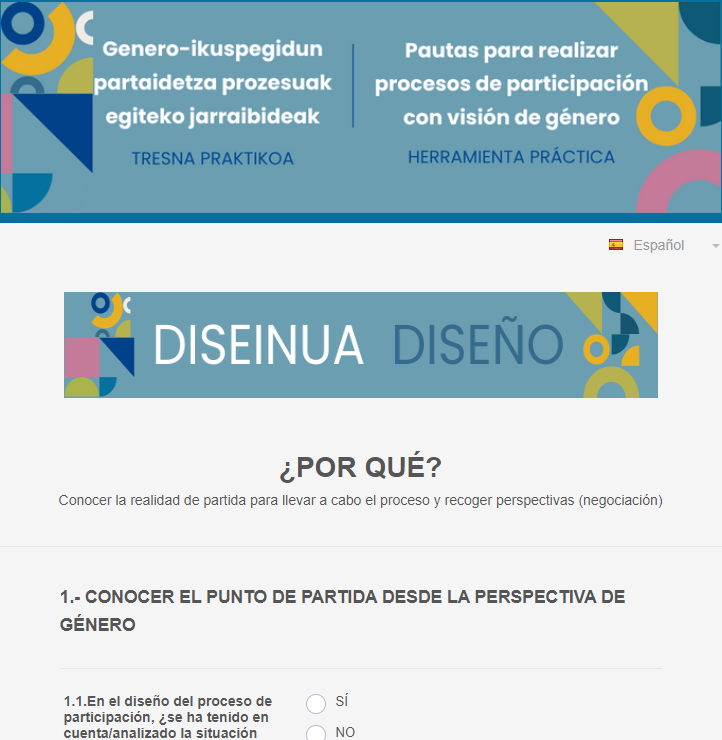 Guía para diseñar procesos participativos con perspectiva de género